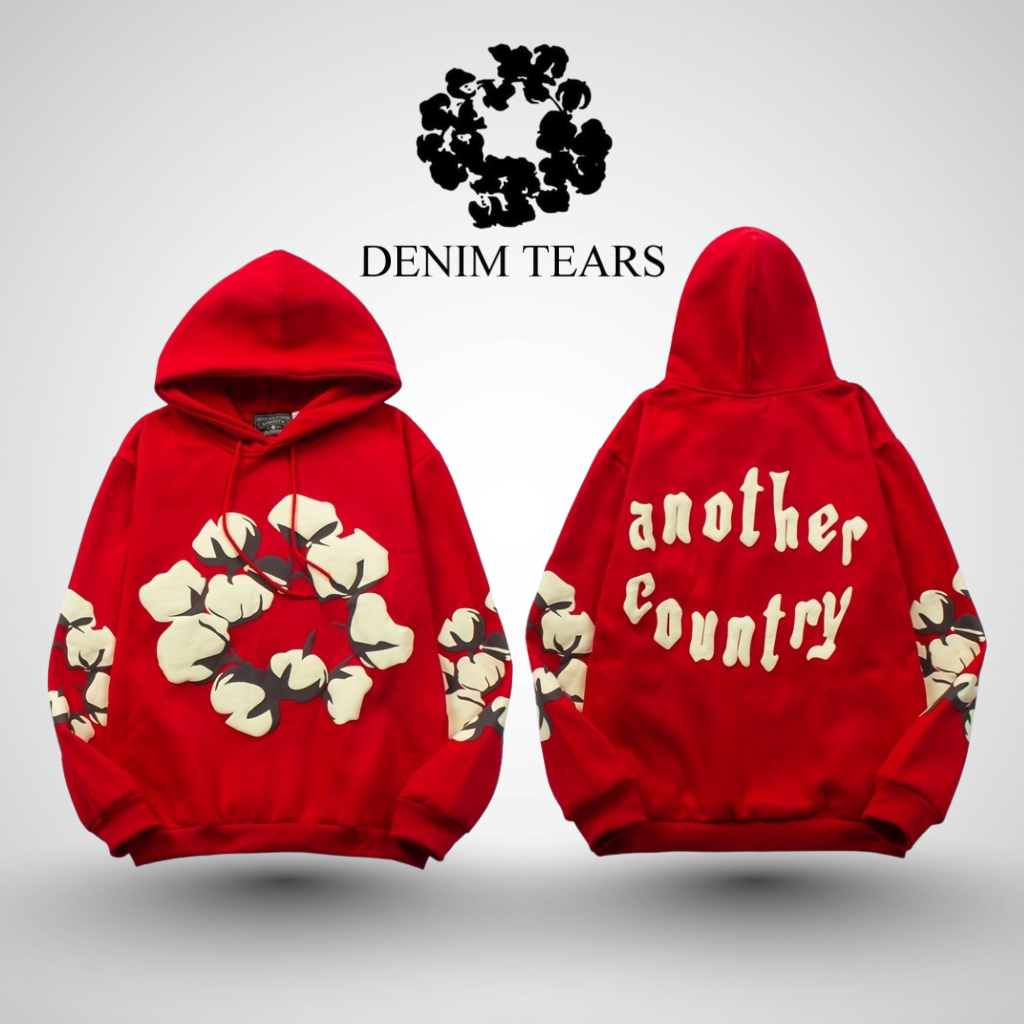 DT™ 'Cotton Wreath' Puff Print Hoodie