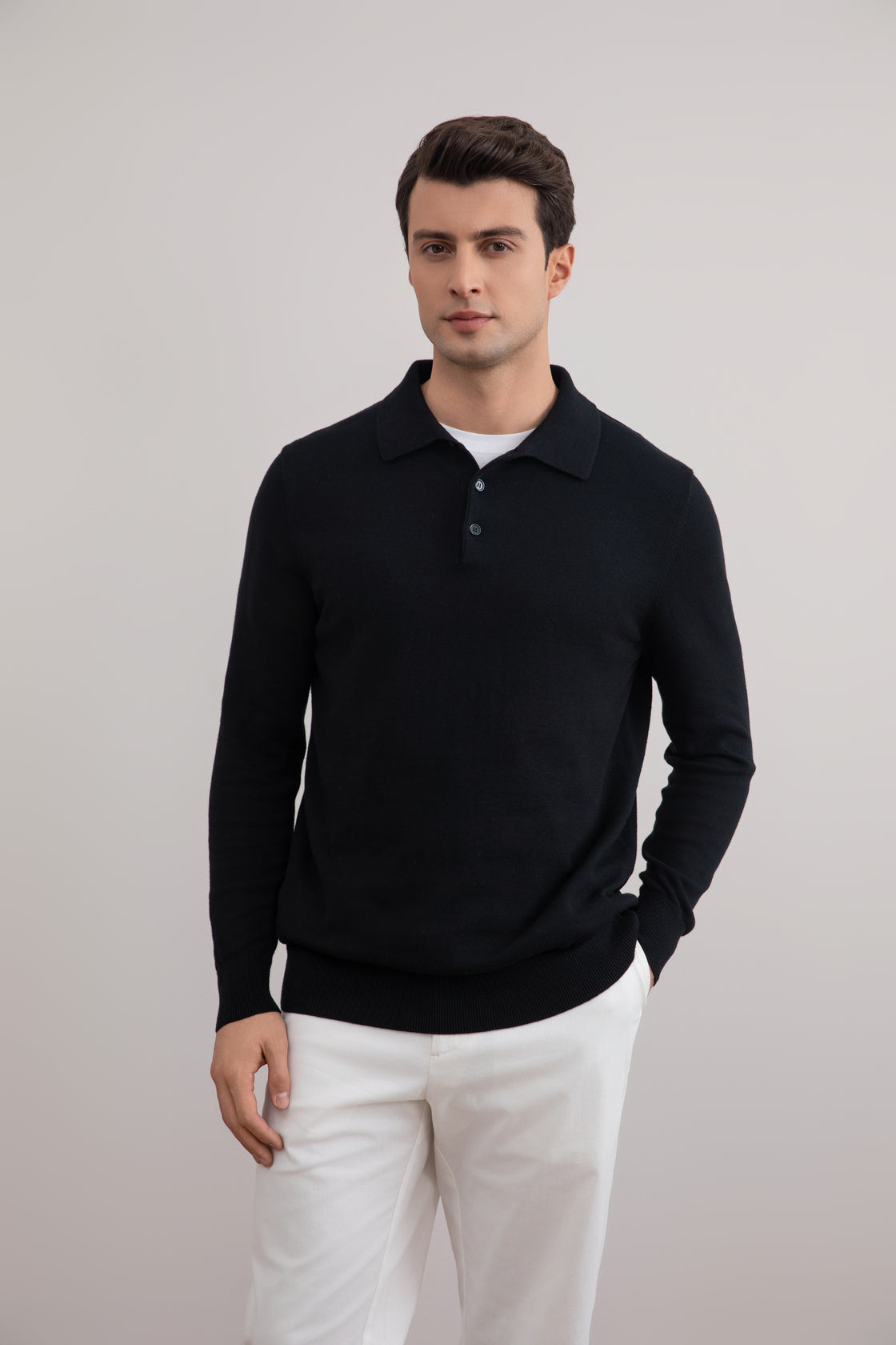 Black Classic Polo Shirt